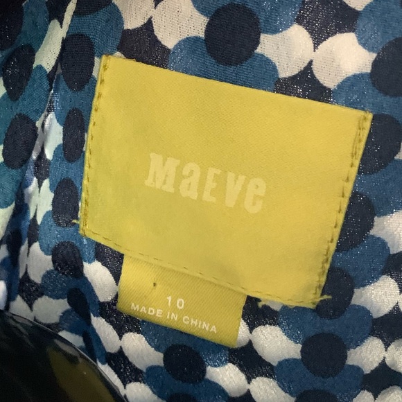 Maeve tunic long sleeve button down dress with tie - Picture 5 of 5